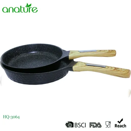 Diamond Design Kitchen Utensil Die Cast Fry Pan