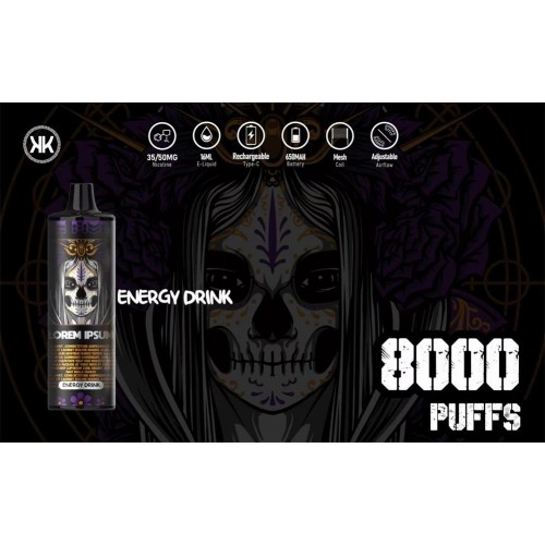 Original KK Energy 8000 Puffs Disposable Vape Device