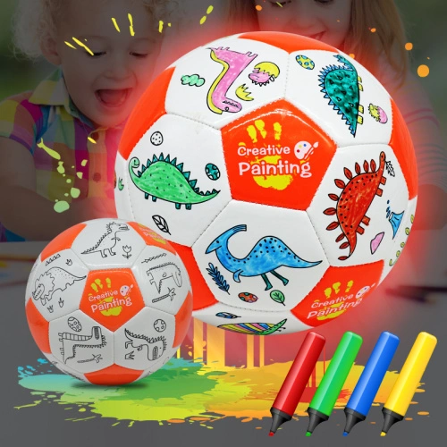 Customizable pattern painting LED Soccer