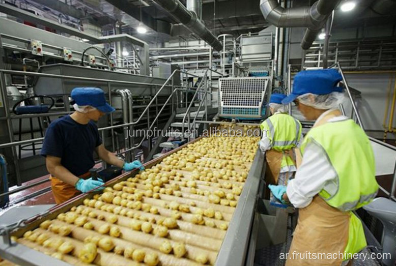 خط إنتاج البطاطس الفرنسية المجمدة التلقائي