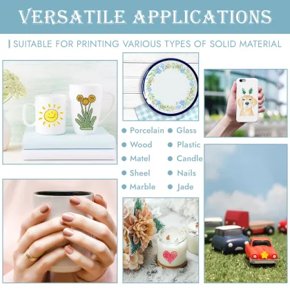 Waterslide Decal Paper for DIY Crafts - Printable Transfer Paper