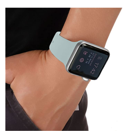 Siliconenband compatibel met Apple Watch