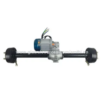 Electric tricycle motor with gear reduction