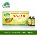 Здоровый оздоровительный напиток с гинкго и женьшенем