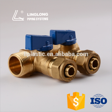 Hot sale brass water manifold for underfloor heating