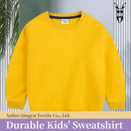 Kids` Solid Long-Sleeve Hoodies