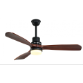 Modern Ceiling Fan with 3 Wood Blades