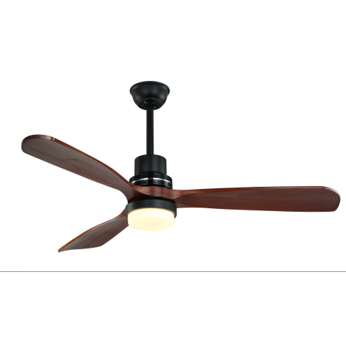 Ceiling Fan With Led Modern Ceiling Fan with 3 Wood Blades Factory