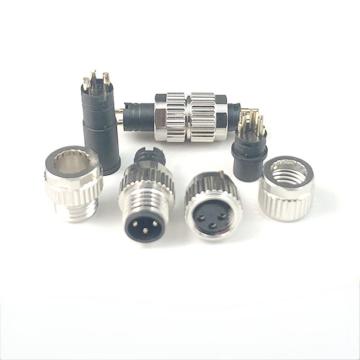 M8 Anti -Vibration Version wasserdichtes 3p -Kabel -Ende -Stecker ein Code