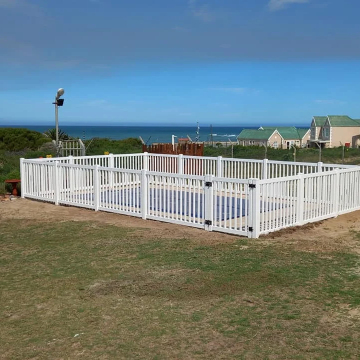 Removable Waterproof Low Garden Fence with Artificial Plants