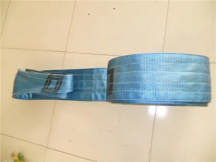 Blue high strength eye to eye lifting webbing sling