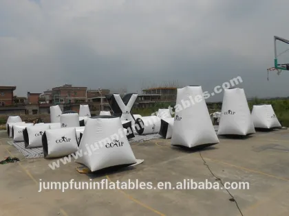 Inflatable Speedball Bunkers/PVC Paintball Bunker for sale/Outdoor paintball arena