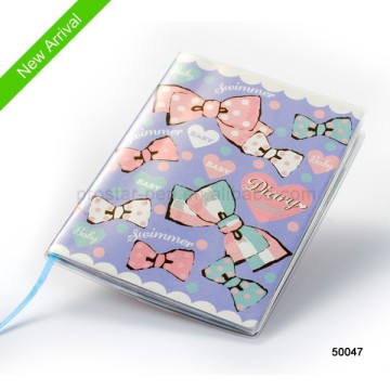 2015 Pvc cover min size shool printed notebook