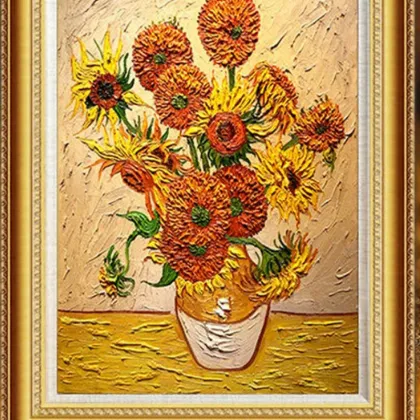 World famous painting sunflower