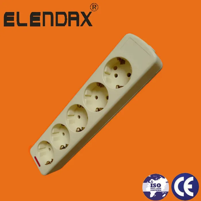 4 Yollu Avrupa Uzatma Soketi E9004ES