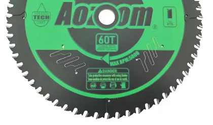 Cutting efficiency and precision of circular saw blades
