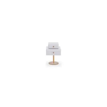 Wooden bed side table/nightstand for boutique hotel bedroom