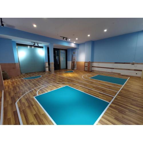 PVC Vinyl 6mm Spessore Basketball Court Pavone