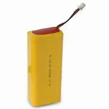 NiMH Battery with 800mAh Capacity and 1.2V Nominal Voltage