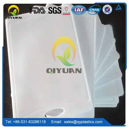 Plastic PE cutting board with handle PE cutting board plastic chopping board