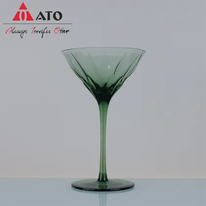 Crystal Green wine glass goblet wine glasses set