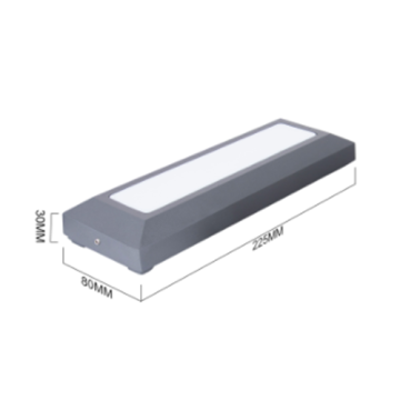 La superficie exterior del escalón de la escalera del LED enciende la luz 6W