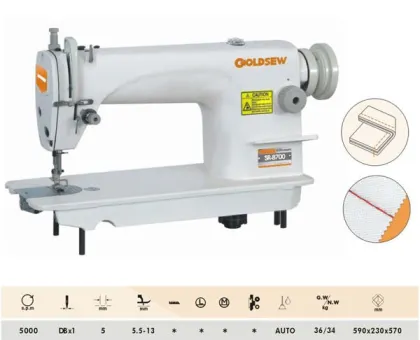 SR-8700 single needle lock sewing machine