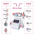 Máquina de cavitación ultrasónica Omiena 9 en 1 80K con almohadillas EMS