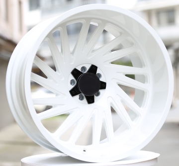 24-inch Full Gloss White Wheels