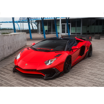 DarwinPRO SVJ Extra Partial Carbon Fiber Wide Body Kit for Lamborghini Aventador LP700 Roadster Coupe
