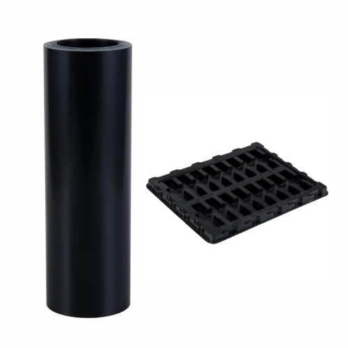 Black Color PP Plastic Film for Packaging Bowl/Box