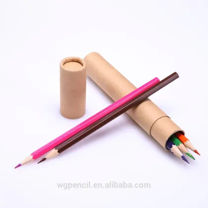 7 colored pencil set/school pencil with customized pencil gift box