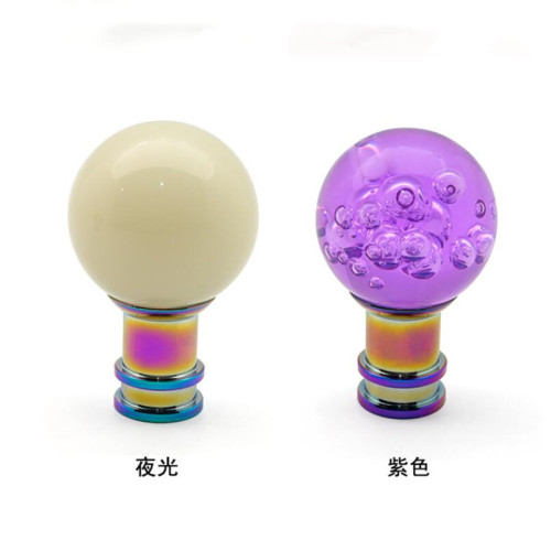 Auto Crystal shift head round shift gear knob