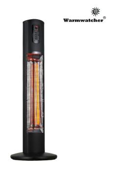 Movable Outdoor Patio Heater with Adjustable Flame