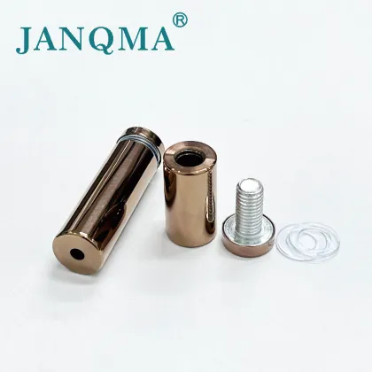 glossy rose gold stainless steel hollow advertising screw