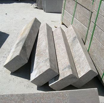 Machine Cut Shandong Grey Granite Curbstone/Kerbstone