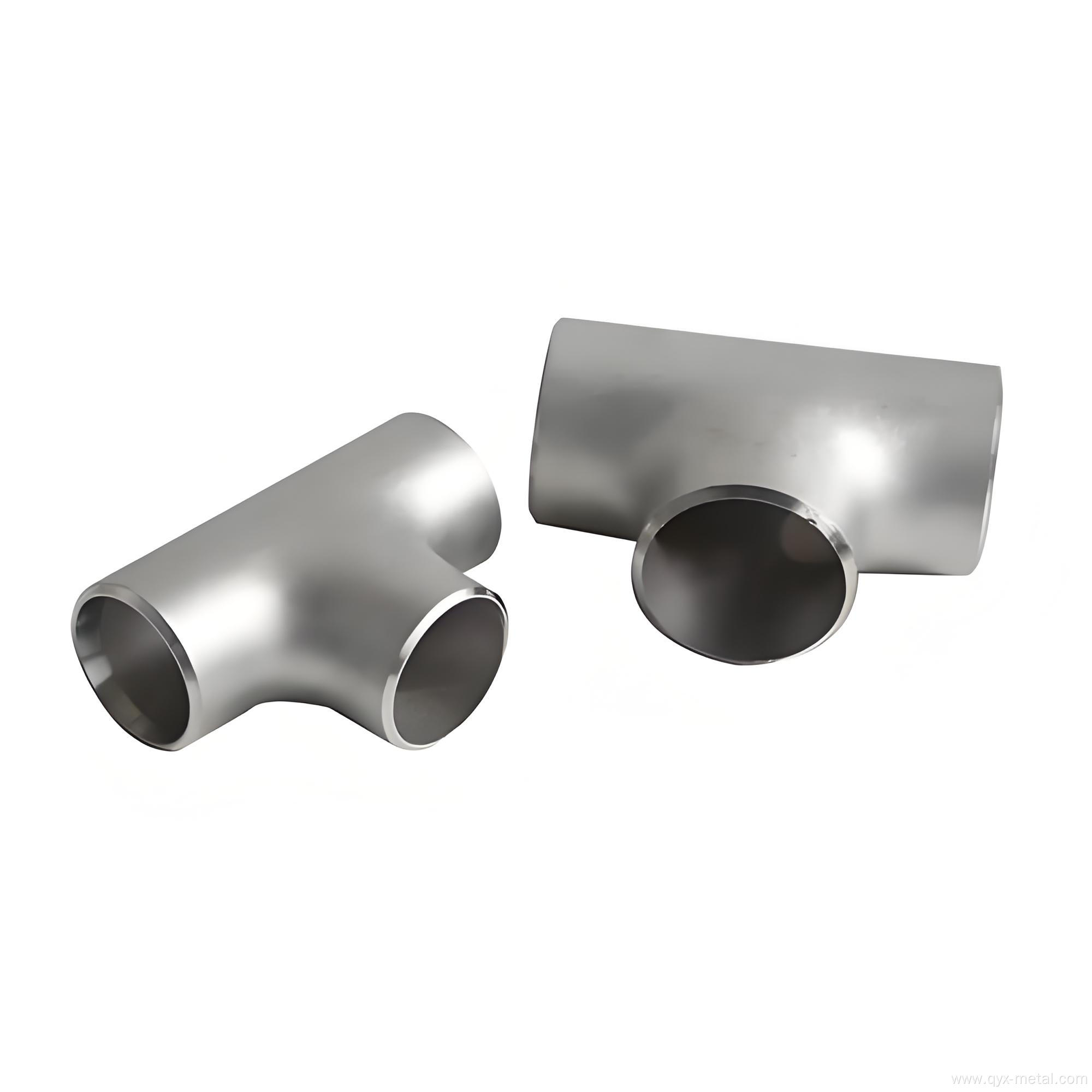 High-Quality Titanium Tee Fittings with Custom Caliber