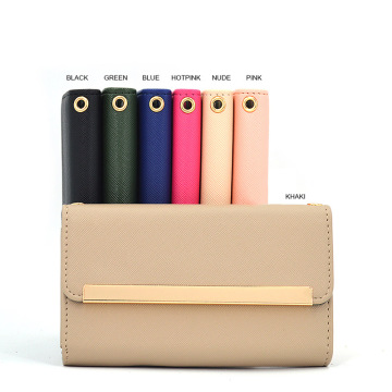 Colorful MIrror Stand Wallet Filp Leather Phone Case