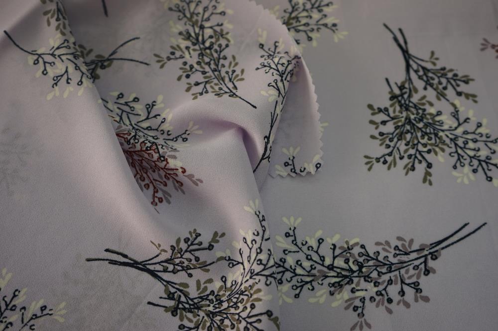 Top Quality Moss Crepe Print Fabric