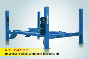 APL-8450D four post alignment Car Lifts with CE &ISO certificate