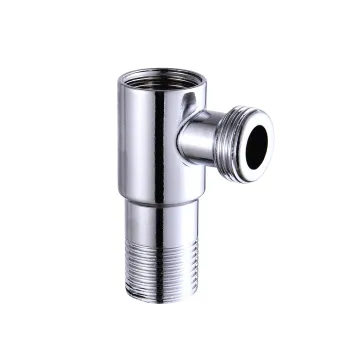 High-Quality Stainless Steel Angle Valve with Chrome and Brushed Body Finishes