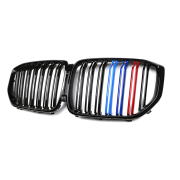 2019 BMW X5 G05 ABS Double Slat M Color Kidney Center Grille Grille Grill