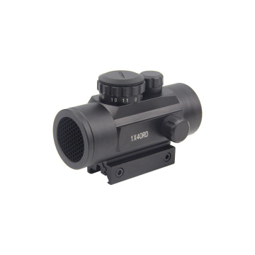 LUGER 1X40 Red Dot Sight with Red Coated Lens, Compatible with 11mm/20mm Mounts