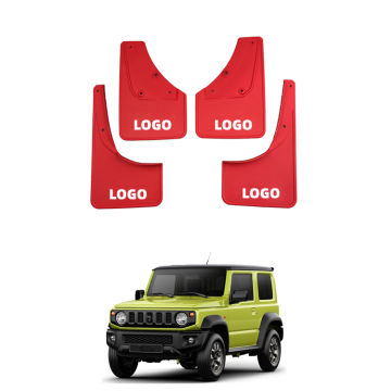 YORGA 4pcs ABS Splash Mud Flap Guard Fender Auto Styline Mudflaps for Jimny JB74 2018-2021 Front Rear Car Accessories