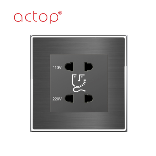 Interrupteur à bouton poussoir ACTOP Prise d&#39;interrupteurs en plastique