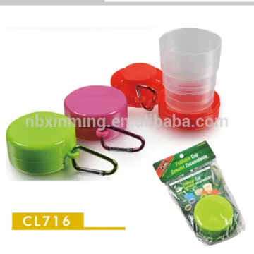 Wholesale plastic folding cup,flexible cup, fold cup