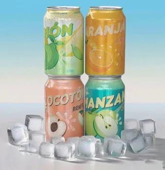 Refresco Bien Fria Manzana,Naranja,Limon,Melocoton