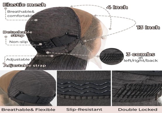 13x4 Straight Human Hair HD Lace Front Wig