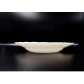 Sostenible Home White White Opal Glassware Plato Cena cena