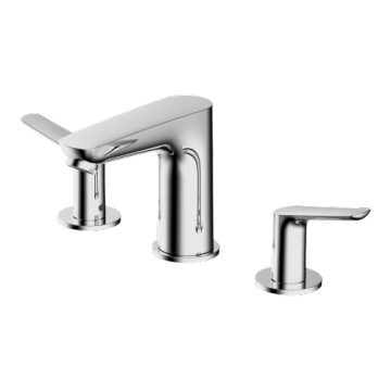 Bathroom Brass 3-hole Basin Mixer Tap